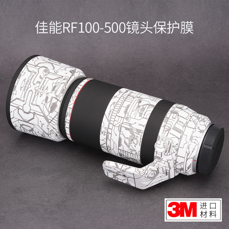 Meibentang Canon RF100-500 F4.5-7.1 USM linza mühafizəsi Canon film stiker dərisi 3M üçün uyğundur