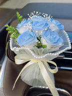 Avtomobil Mini Buket Hava Çıxışı Aromaterapiya Əbədi Sabun Gül Avtomobil Dekorativ Yaradıcı Təzə Ətir Klipi