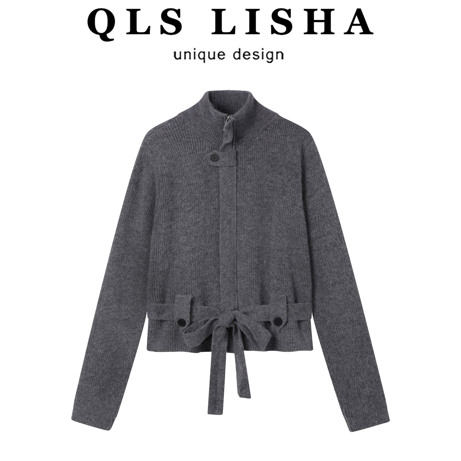 Chola Lisa Qadınlar üçün Boz Sviter Kardiqan, İsti Qış Qatlı, Daxili və ya Xarici Qat kimi Geyilə Bilər, Qəşəng Dizayn, Qalın Örgü Top