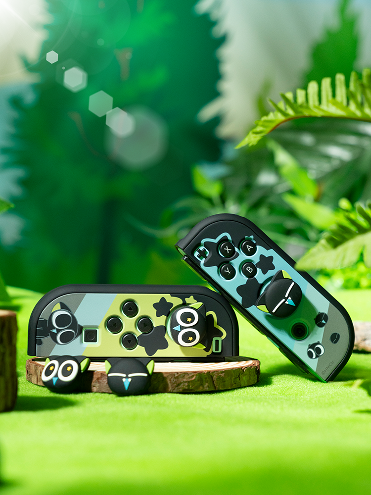 Jixiang Nintendo switch2 rokçu qapağı Luo Xiaohei birgə markalı ns2 tutacaq qoruyucu qapağı oled açar qapağı