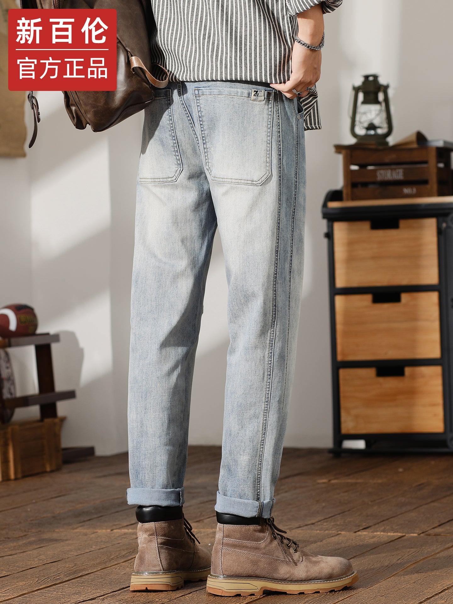 New Balance Kişilər üçün Düz Ayaqlı Boş Fit Qısa Hərəm Şalvarı, Yaz/Payız Mövsümü, 2025 Yeni Model