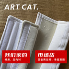 Art Cat Avtomobil Təhlükəsizlik Kəməri Çiyin Yastığı Qapağı Minimalist DIY Aşınmaya Qarşı Geyim Boğulmaya Qarşı Boyun Qoruyucu Qapaq Bütün İl Boyu Neytral