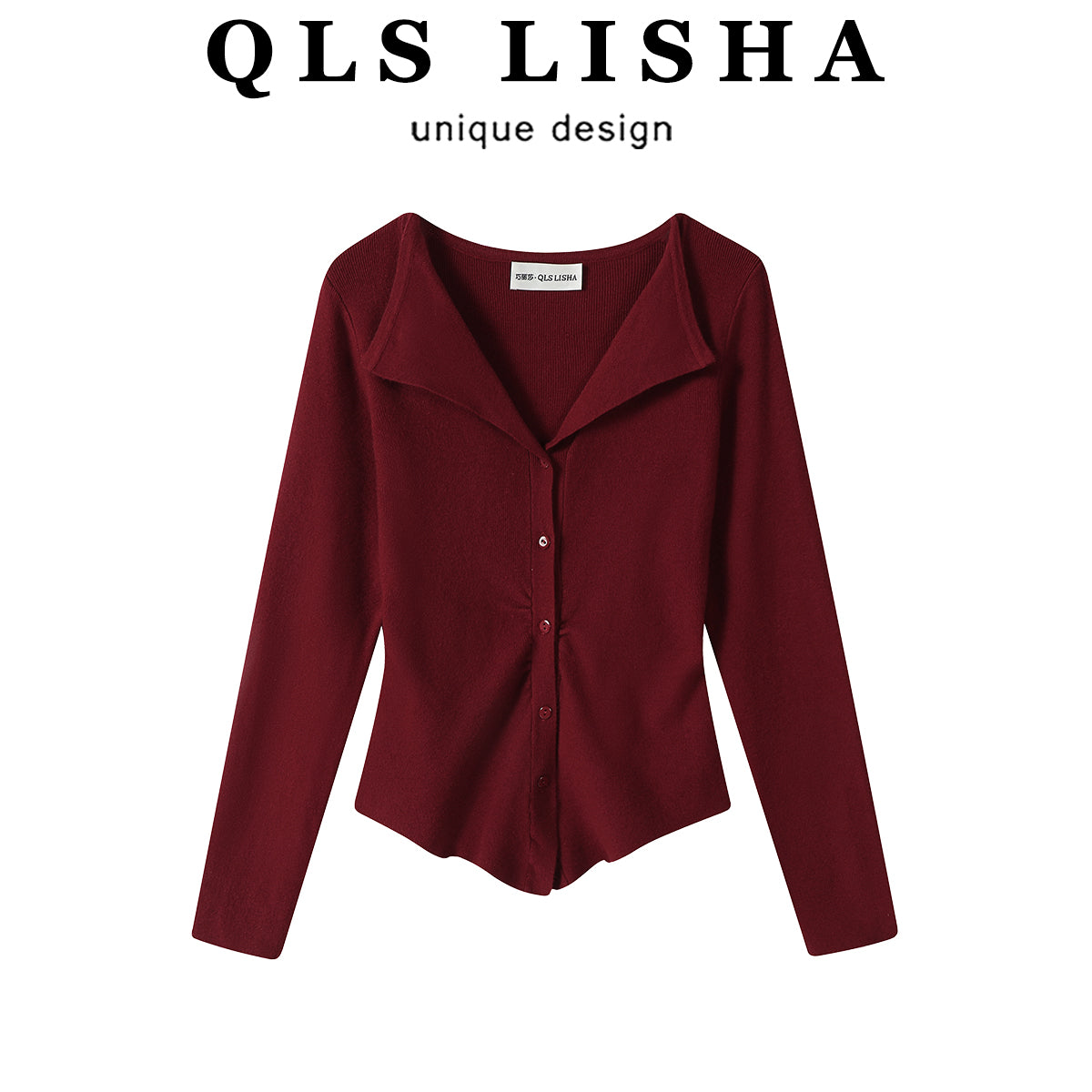 Cholisa-nın erkən yaz geyimi: Koreya üslubunda dizayn, unikal və çoxfunksiyalı toxunmuş hırka, qadınlar üçün yüksək səviyyəli bir rəngli köynək.