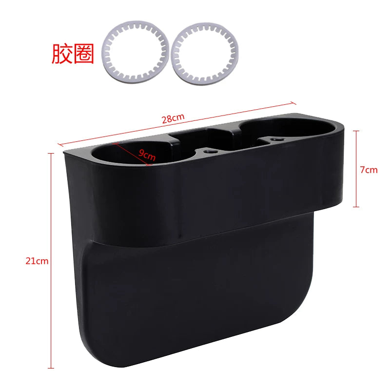 Car seat gap storage box, multi-functional car interior storage shelf, cup holder