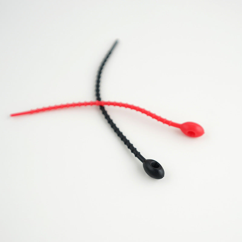 Silikon zərgərlik, rəngarəng çoxfunksiyalı açar zənciri, DIY saxlama aksesuarları, kabel bağları, ip, kiçik yeni çanta asqısı