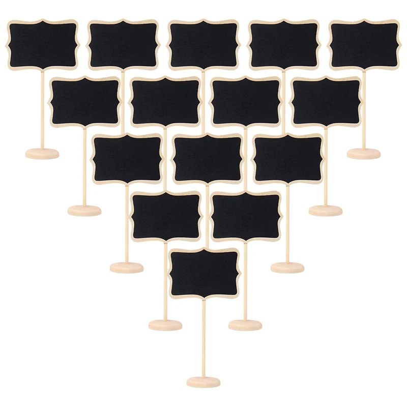Wedding Chalkboard Mini Wooden Chalk Message Sign Food