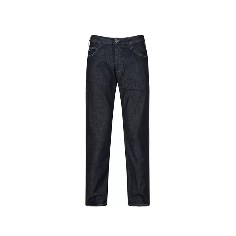 Armani EA Kişilər üçün Pambıq Düyməli Yumşaq Cins Şalvar Kişilər üçün Gündəlik Şalvar 8N1J21 1D85Z