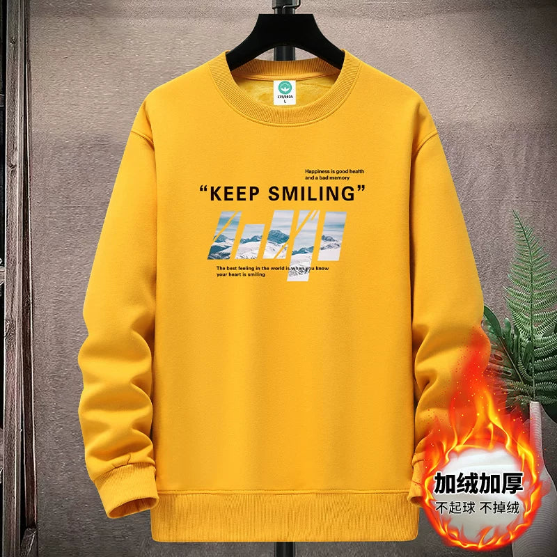 Yeniyetmələr və tələbələr üçün payız/qış təmiz pambıqdan hazırlanmış yun yaxalıqlı sviter, boş oturan gündəlik kazak alt qatı, qalın və isti top