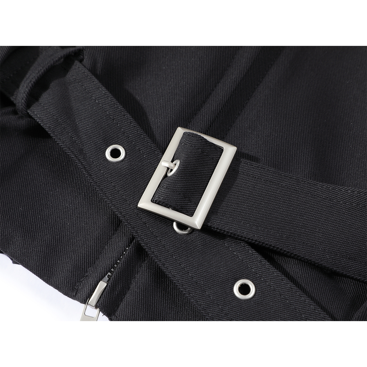 Cholisa 2025 Payız Yeni Amerika Motosiklet Gödəkçəsi Qadın Geyimləri Boş Qısa İş Geyimi Stilində Qara Palto