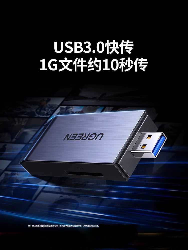 Greenlink usb3.0 yüksək sürətli kart oxuyucusu dörddə bir çox funksiyalı çevirici sd/cf/tf/ms kart cib telefonu kompüter avtomobil u disk yaddaşı universal mikro SLR kamera fotoqrafiya ccd saxlama - 2