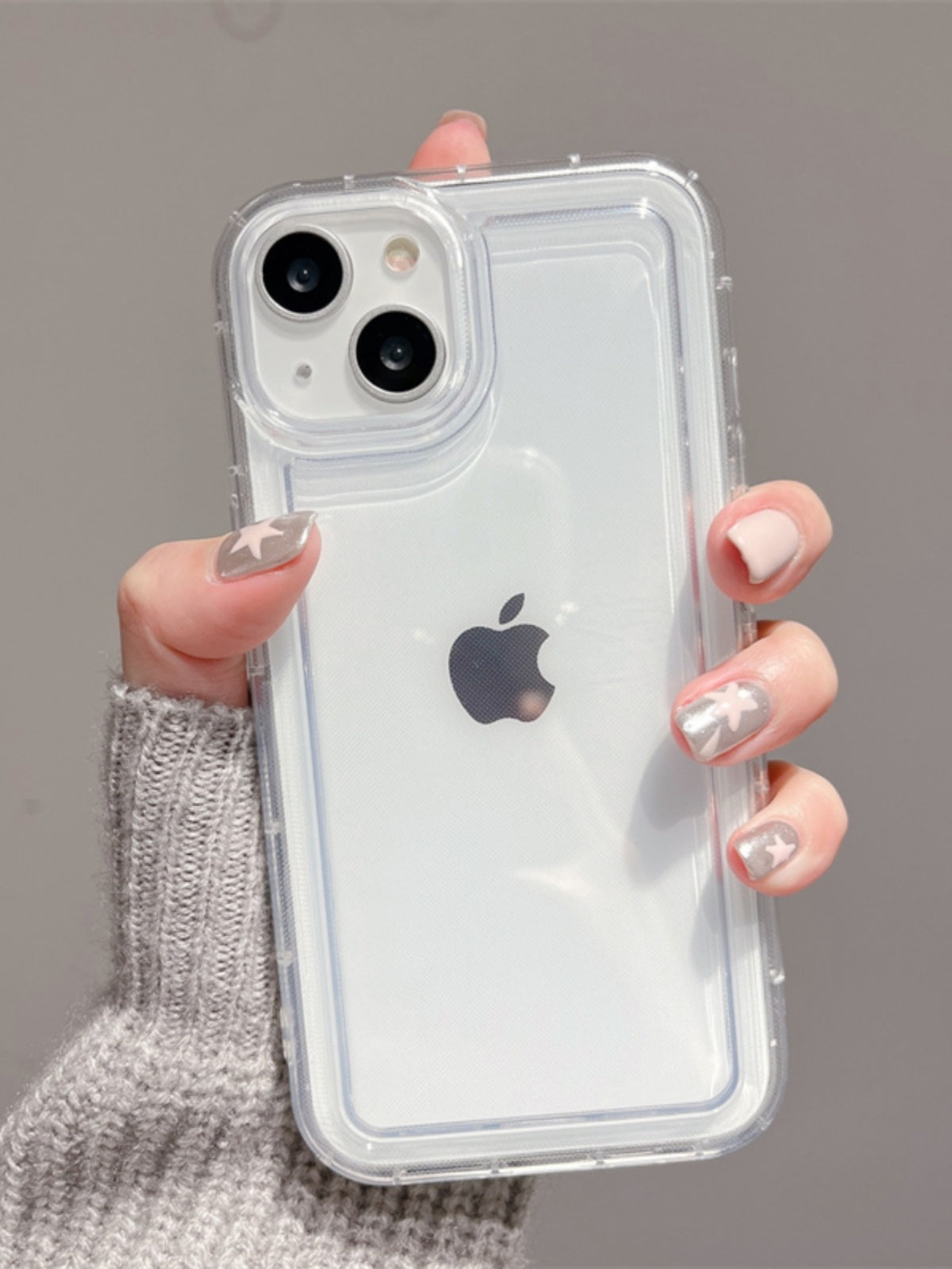 Apple 15 promax mobil telefon qutusu 16 şəffaf 12 hər şey daxil iPhone 11 hava yastığı düşməyə qarşı 13 qoruyucu örtük XR yüksək səviyyəli sens 8 qadın 7 cüt 14plus kişi sadə 6s düz rəng yeni se yumşaq