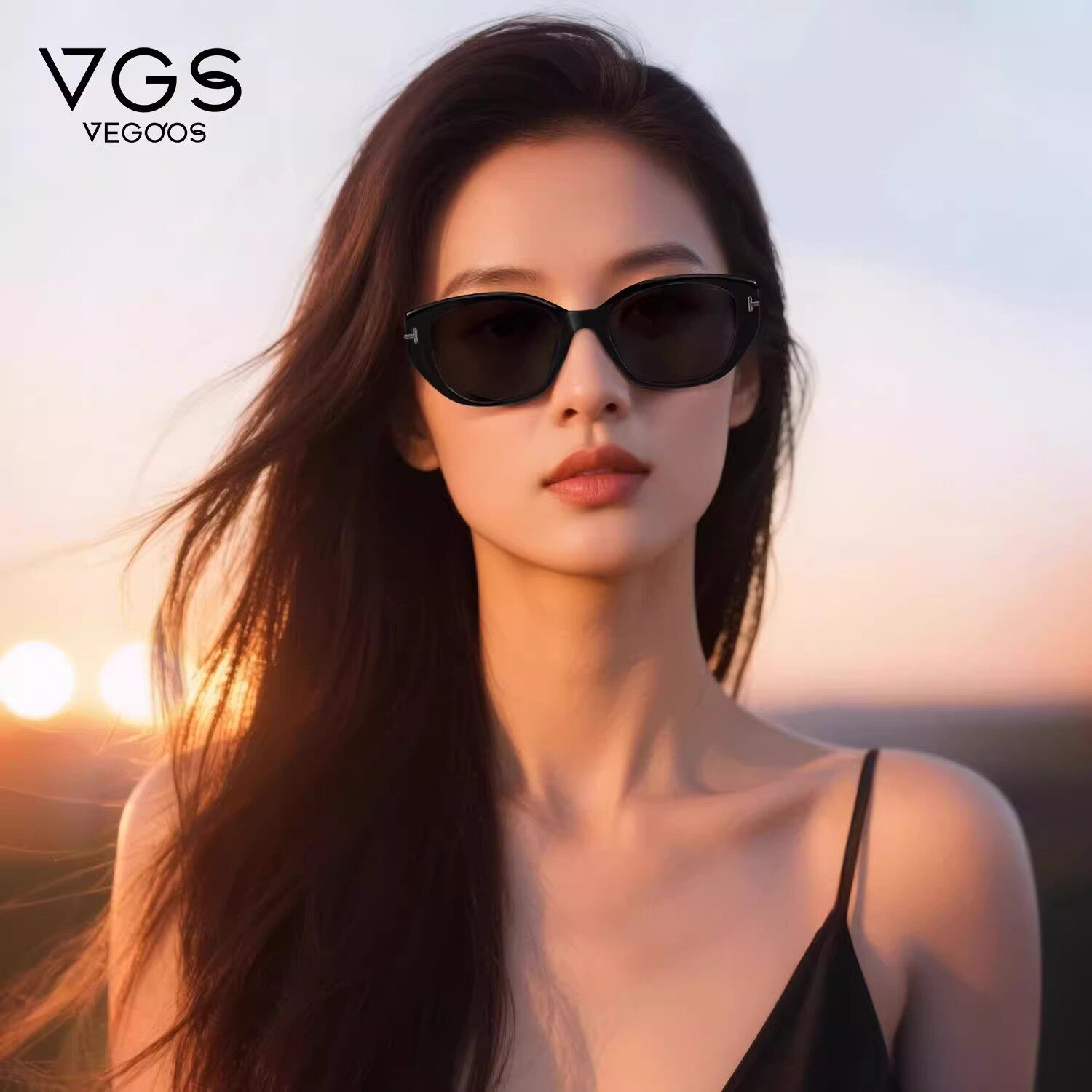 Vigo-nun qadınlar üçün çərçivəsiz gün eynəyi, retro pişik gözü, yüksək səviyyəli moda, günəşdən qorunma və UV-dən qorunma, kişi günəş eynəyi