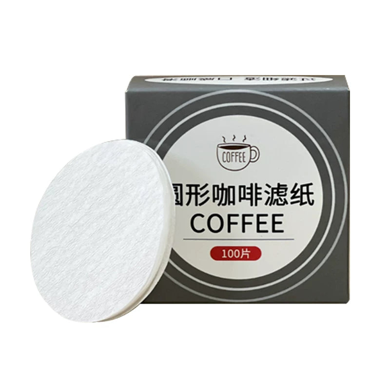 İtalyan qəhvə maşınının tutacağı xüsusi dairəvi toz qabı filtr kağızı 51/58mm universal Moka qazan filtr kağızı №3 №6