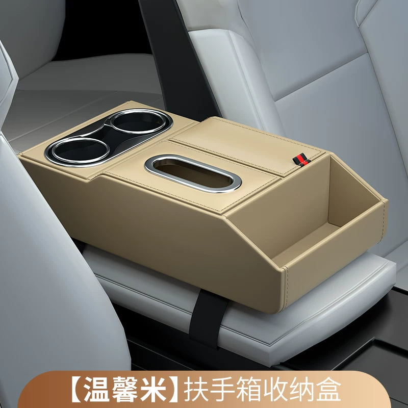 Multifunctional passenger side storage box compatible with Audi A6, A6L, A4, A4L, Q5, LQ5, Q2, A4, Q7, Q8