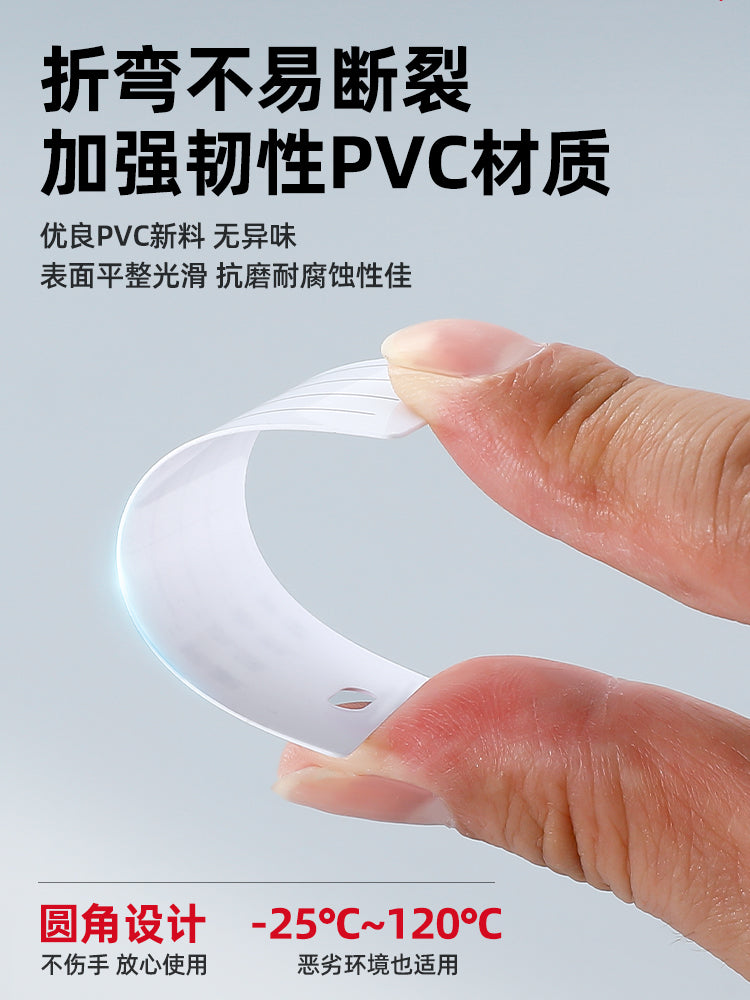 PVC kabel lövhəsi etiketi boş plastik hangtag mobil güc optik kabel rabitə nişan maşını