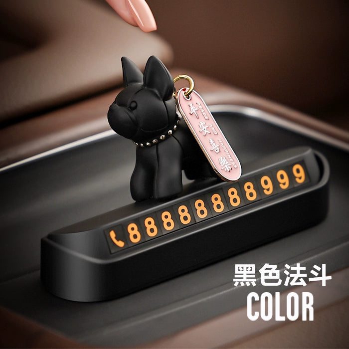 Elf Avtomobil Müvəqqəti Dayanacaq İşarəsi Avtomobil Avtomobil Hərəkət edən Telefon Nömrəsi İşarəsi Sevimli İnteryer Qızlar üçün Dekorasiya Təchizatları