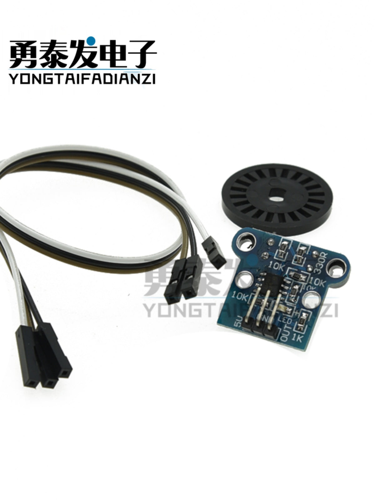 HC-020K fotoelektrik sürət ölçmə modulu, kod diski kodlayıcı dəsti ilə dörd təkərli avtomobil sürətinin ölçülməsi ikili sürət ölçülməsi