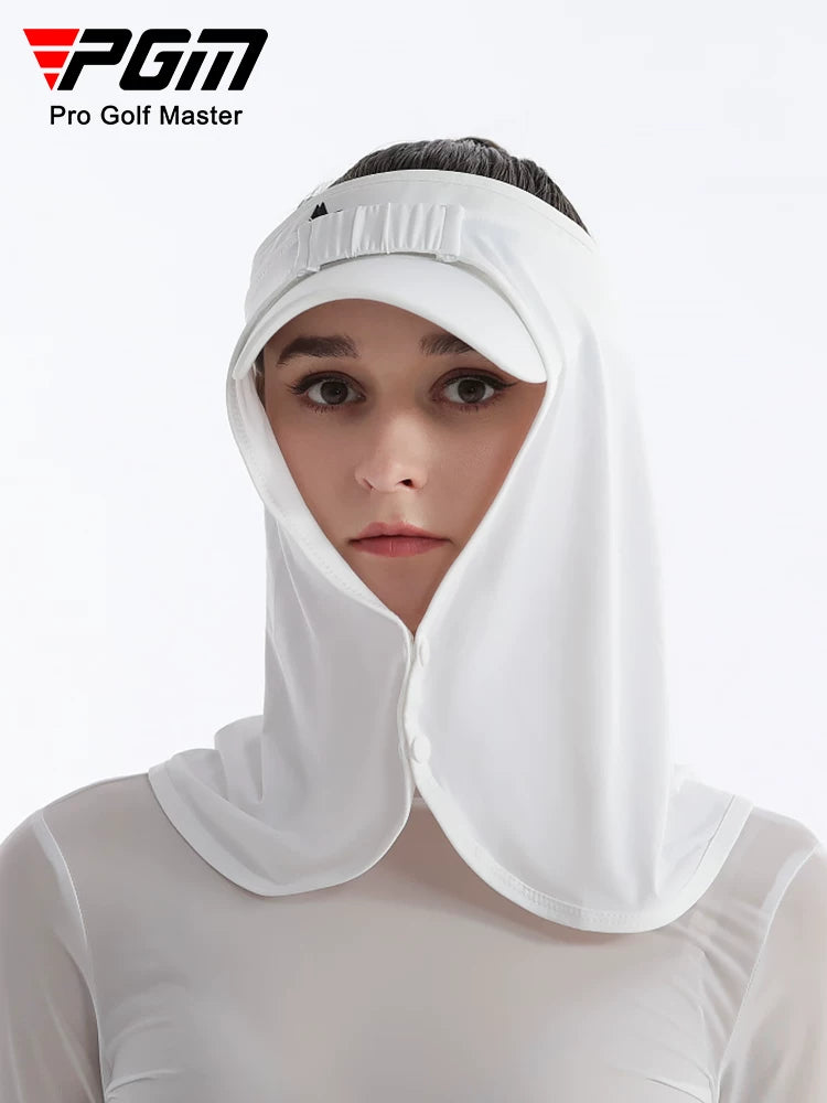 PGM golf günəşdən qorunma maskası qadın yay buz ipək papaq pərdə boyun qoruyucu eşarp kişi baş örtüyü açıq havada velosiped sürmək üçün nəfəs alan üz maskası