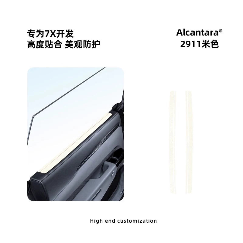 Vanxi, yaxşı bir avtomobil aksesuarı və dekorasiyası olan Krypton 7X arxa qapı günəş şüşəsi panel stikeri olan 2025-2026 modelləri üçün uyğundur.