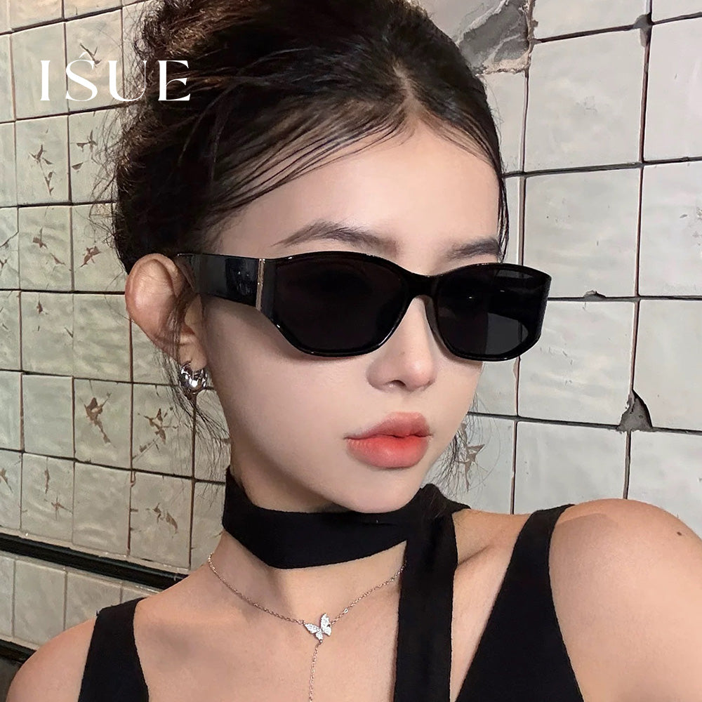 ISUE əyri ekranlı yüksək səviyyəli günəş eynəkləri, kvadrat və dəyirmi üzlü kişilər və qadınlar üçün yeni günəş qoruyucu UV M10