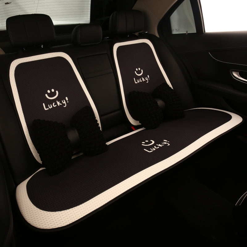 Avtomobil oturacağı yastıqları, bütün mövsüm cizgi filmi oturacaq üzləri, yeni kətan avtomobil oturacağı üzləri və yastıqları, qış üçün yarımörtüklü ilahə üslubunda.