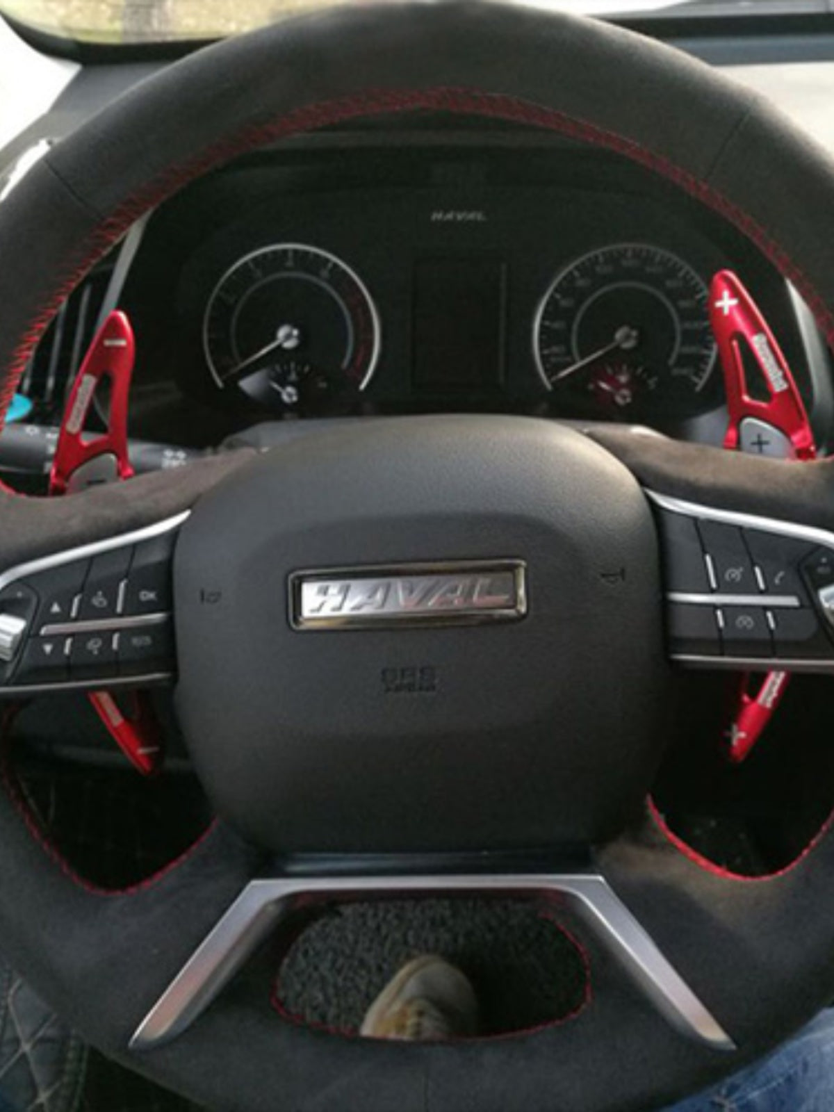 Great Wall Haval H2S Wey VV7S əl ilə tikilmiş sükan örtüyü VV5 Big Dog süet VV6 P8 Cannon H6 F5 F7