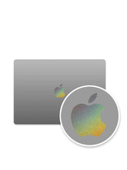SkinAT Apple rəngli film, Mac notebook Pro 16 Apple loqosu yaradıcı stiker, MacBook Air 13M5 qoruyucu film, MacBook Neo bərk rəngli loqo qoruyucu film üçün uyğundur.