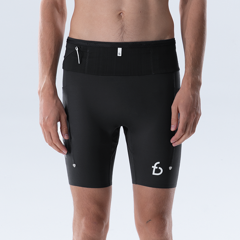 Flybit "Kangaroo Pants 4.0" Kişi Kvartal Koltuqları Professional Yol Qaçış Marafonu Qaçış İdman Kompressiya Şalvarları