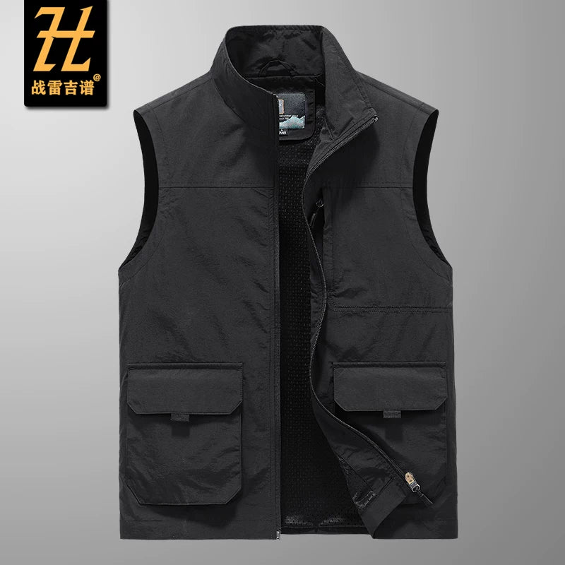 Çoxlu cibli, yun astarlı, böyük ölçülü, payız/qış üslubunda, geri çəkilə bilən kişi idman və açıq hava jileti