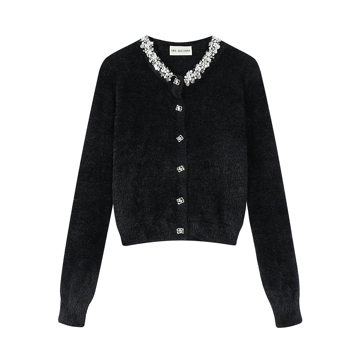 Cholisa Koreya üslubunda yüksək keyfiyyətli yumşaq və rahat qadınlar üçün toxunma sviter, payız və qış, super şık hırka top