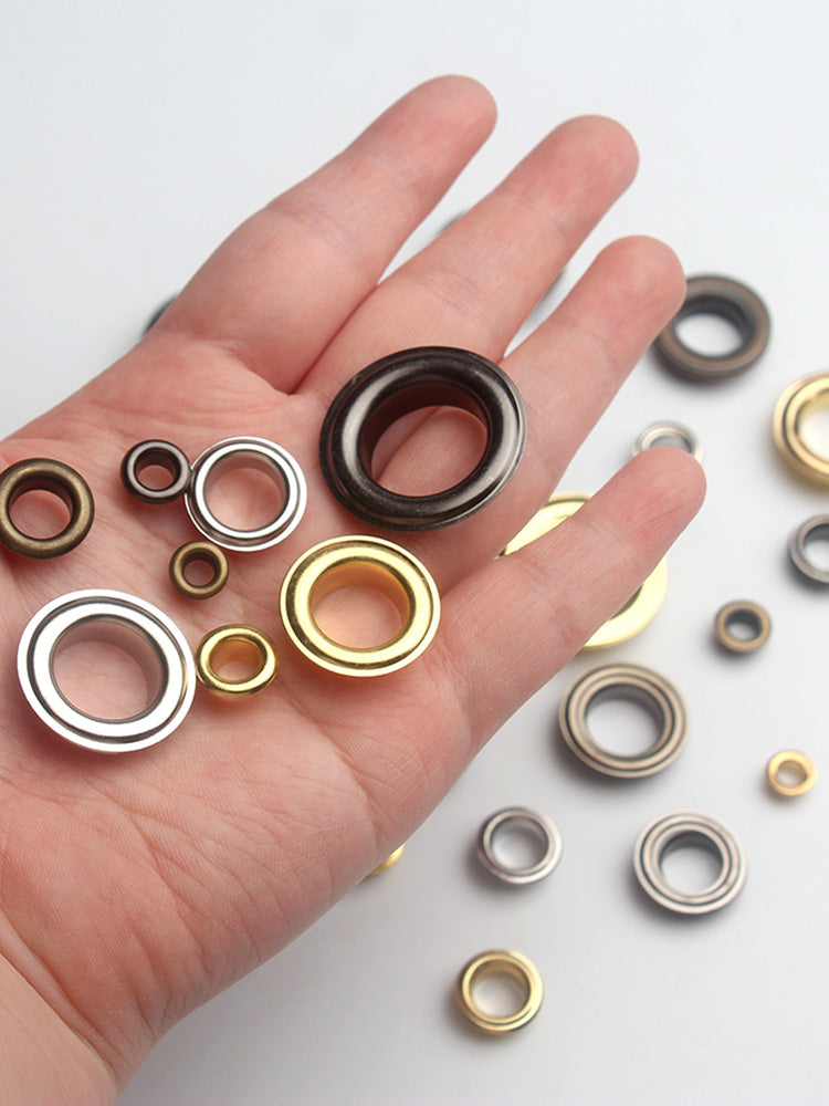 Əl işi DIY dəri məmulatları təmiz mis bürünc hava gözləri mis hava gözləri metal hava gözləri qarğıdalı çantalar ayaqqabı və papaqlar aksesuarları tokalar