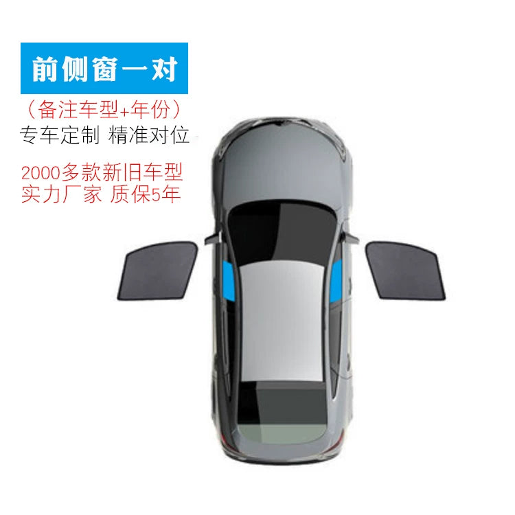 Maqnit günəşdən qoruyan Honda Stepwgn Spada RP3/5 RG RK avtomobil pəncərəsi üçün günəşdən qoruyucu örtüklə uyğundur
