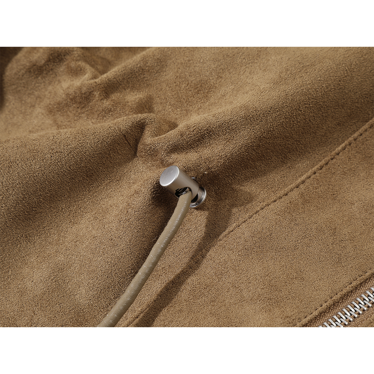 Chola Lisa-nın qadınlar üçün şık yamaqlı Koreya retro boş zamşa paltosu, payız zərif yaxa gödəkçəsi.