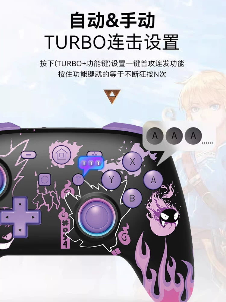 Yuyou Chaifeng Gengar Simsiz Oyun Nəzarətçisi Nintendo Switch2 Controller Pro üçün uyğundur Bluetooth Somatosensor NS Orijinal Grip PC Kompüter Versiyası Buxar Orijinal Tanrı Qara Mif Wukong İpək Mahnısı