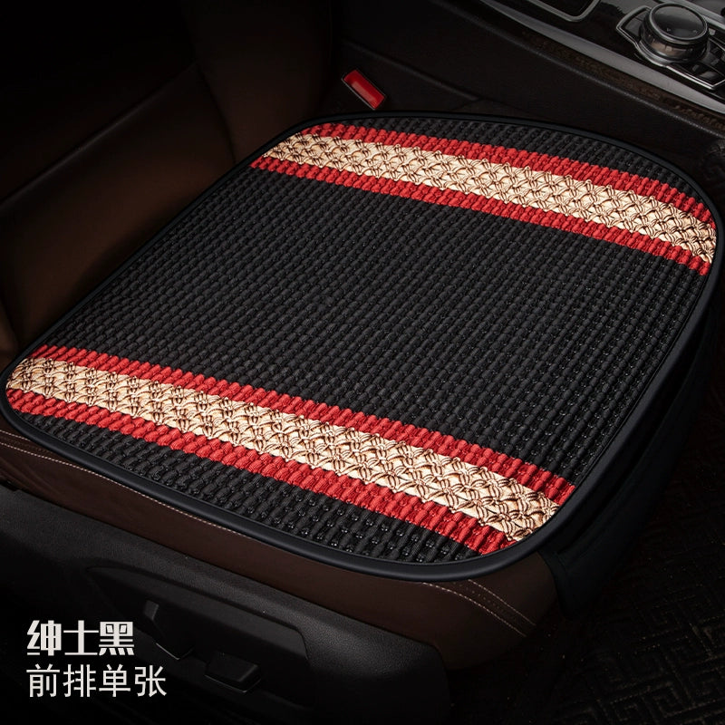 Avtomobil Oturacaq Yastığı Tək Parça Əsas Sürücü Oturacağı Tək Sürücü Otağı Tək Oturacaq Örtüsü Buz İpək Kətan Bütün İl Boyu Neytral Kreslo Yastığı