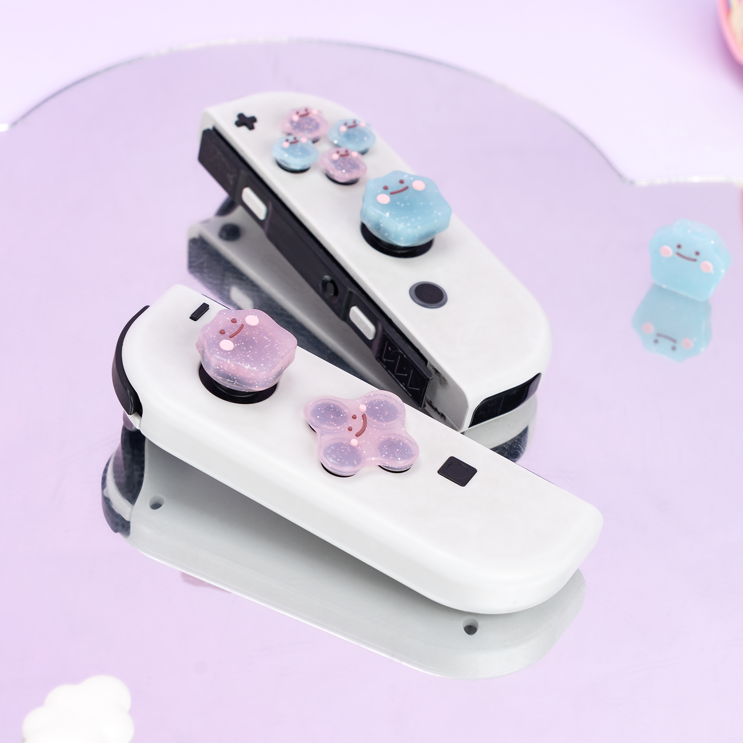 Nintendo keçid rokçu qapağı çarpaz düyməli stiker Variety NS sapı silikon rokçu qapağı oled açar qapağı