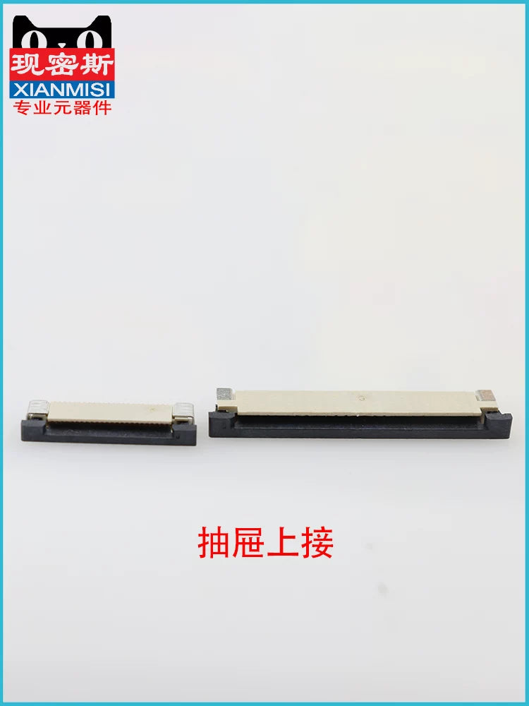 FPC/FFC çevik kabel yuvası 0.5MM/1.0MM meydança, çekmecenin alt bağlantısı, çekmecenin yuxarı bağlantısı, çevirmə qapağının alt bağlantısı
