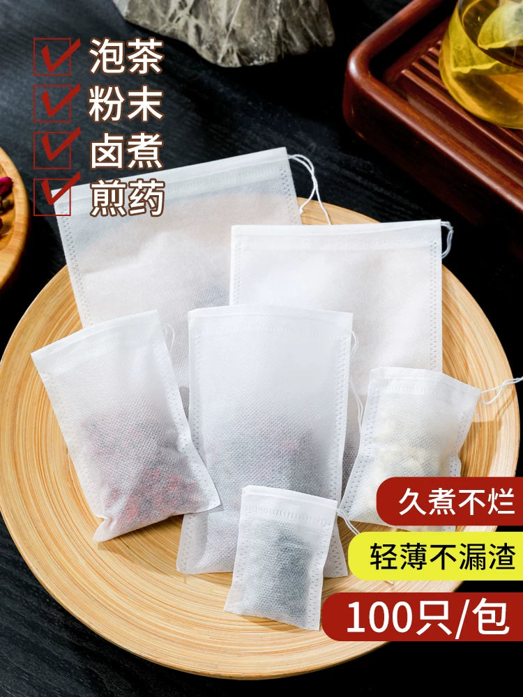 Çay paketi, birdəfəlik qida dərəcəli toxunmamış filtr torbası, həlim çantası, Çin dərmanı çantası, ədviyyat çantası, duzlu çanta, cuna torbası