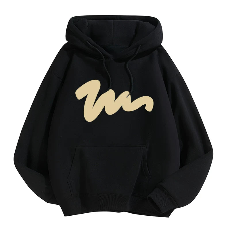 GLM Kişi və Qadınlar üçün Yun Astarlı Dəyirmi Yaxalı Sviter, Payız/Qış İstiliyi, Ağır Çəkili Stil, Amerika Boş Forması, Dəbli Brend Əsas Qat, Kişi Geyimləri