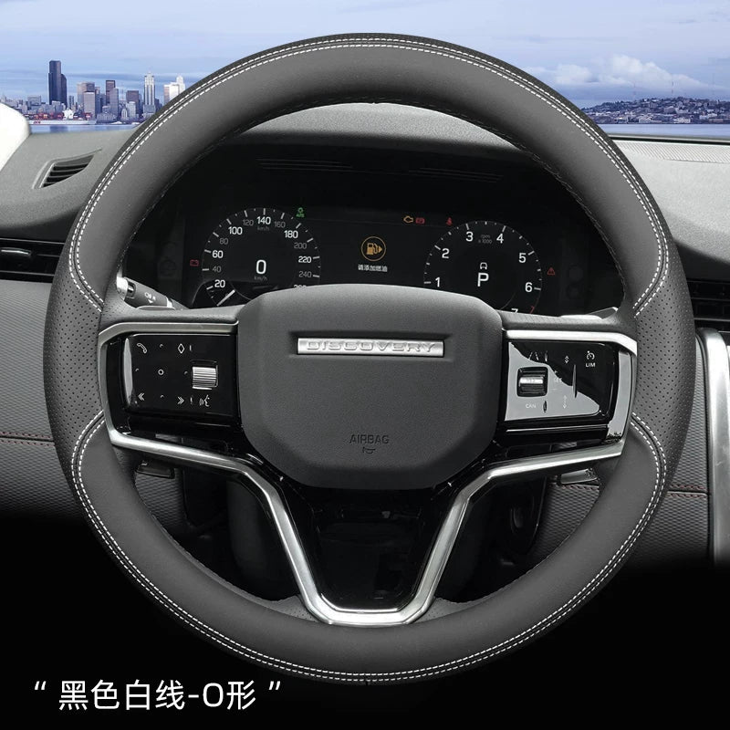 Land Rover steering wheel cover - ultra thin - for Defender, Discovery 4, 5, Pro Sport, Evoque L, Range Rover Velar Sport and other special car steering wheels.