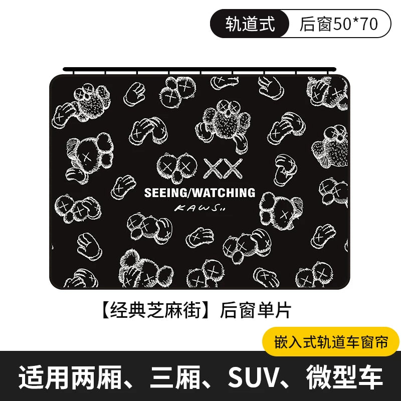 BYD Railway Car Sunshade Dolphin Plus DMMI Song Pro Han EV Yuan Tang Qin Car Interior Sunshade