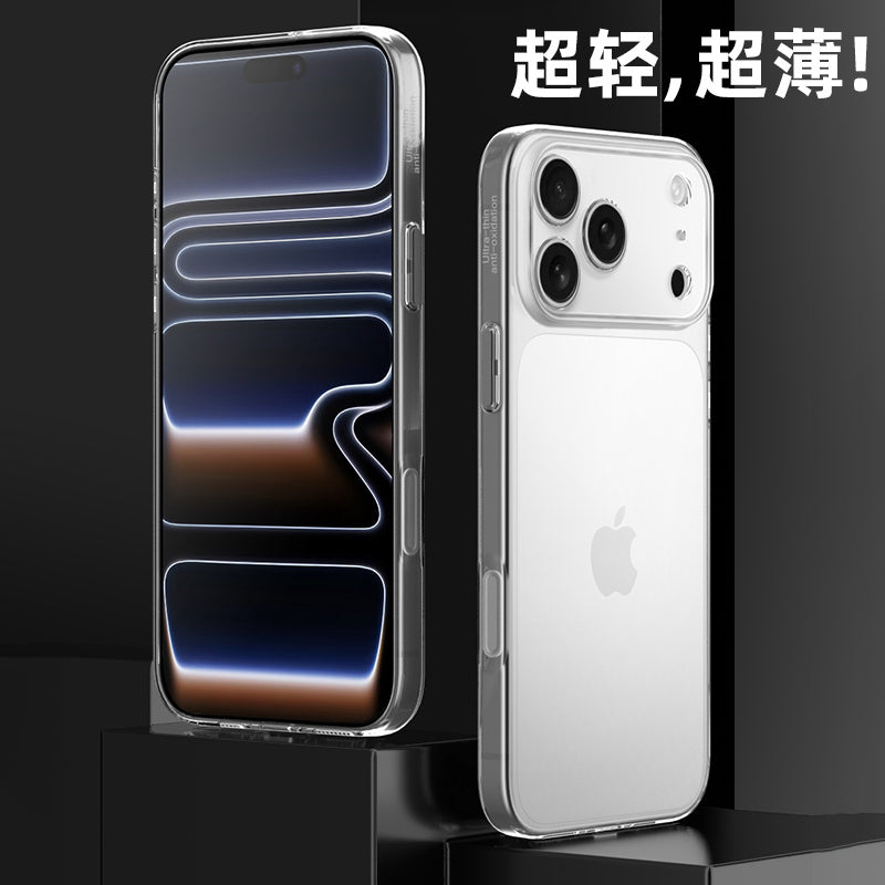 Apple iPhone17pro mobil telefon üçün uyğun AI kamera düyməsi ilə yeni 17 ultra nazik şəffaf, 16promax hər şey bir yerdə hər şey daxil düymə tpu qoruyucu örtük 15 yumşaq silikon qabıq 14 kişi və qadın plus