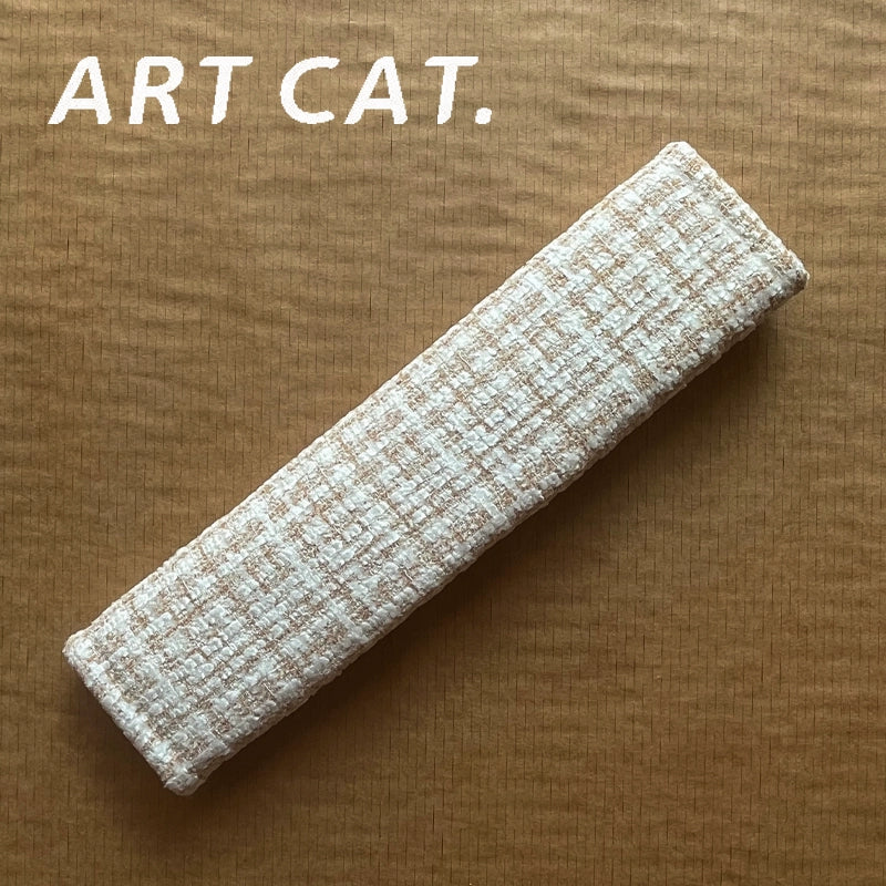 Art Cat Avtomobil Təhlükəsizlik Kəməri Çiyin Yastığı Qapağı Minimalist DIY Aşınmaya Qarşı Geyim Boğulmaya Qarşı Boyun Qoruyucu Qapaq Bütün İl Boyu Neytral