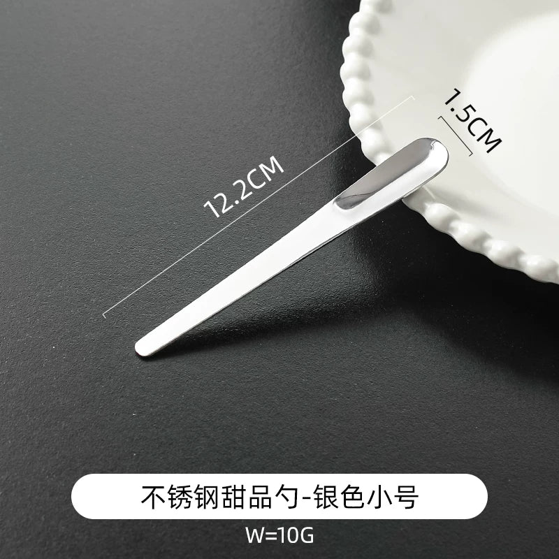 Kawashimaya qatıq qabı spatula paslanmayan poladdan qatıq qaşığı dondurma dondurma qaşığı tort yulaf ezmesi deserti qaşıq
