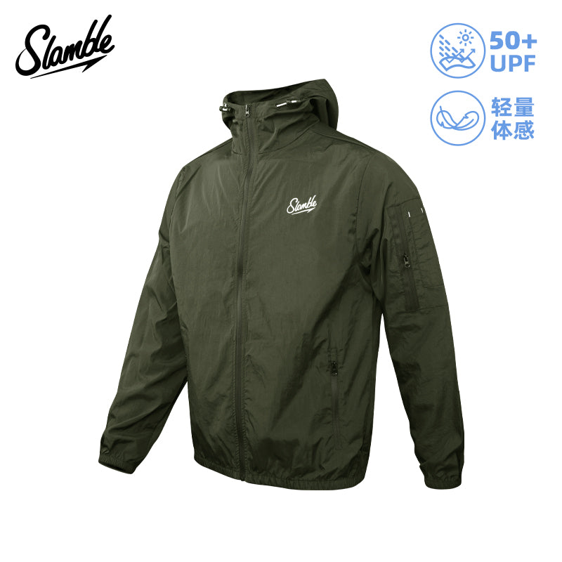 SLAMBLE çalışan windbreaker 25 kişi və qadınlar üçün idman gödəkçələri, açıq havada çoxfunksiyalı boş payız külək keçirməyən gödəkçələr
