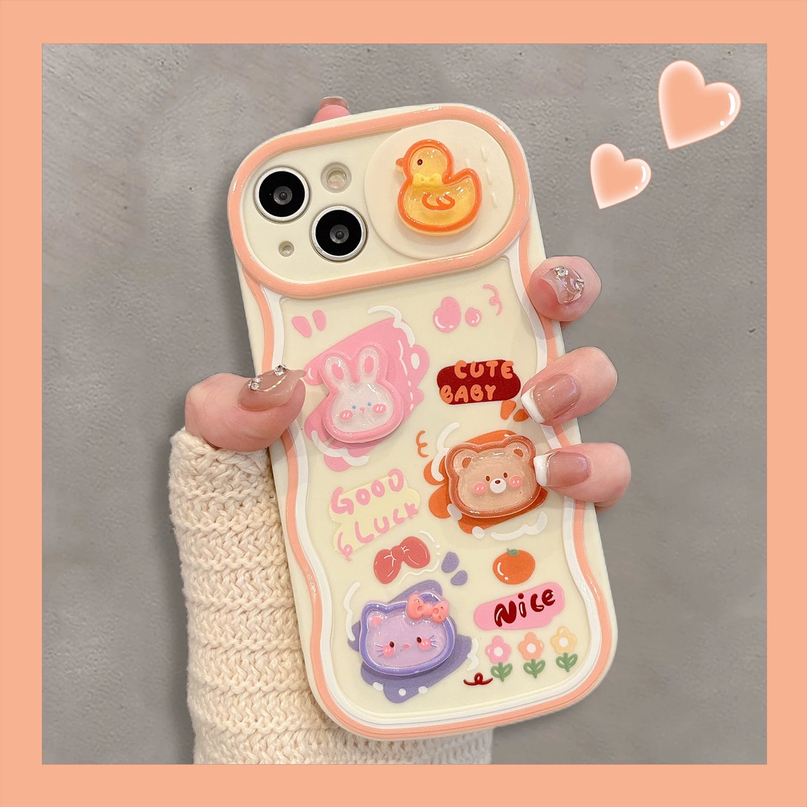 Pendir Pendir Ayı sürüşmə pəncərəsi Apple 14promax mobil telefon qutusu iphone13/16p11 yumşaq qabıq 17 cizgi filmi 14pro qadın modeli 13promax hər şey daxil 12pro silikon 15 düşməyə qarşı
