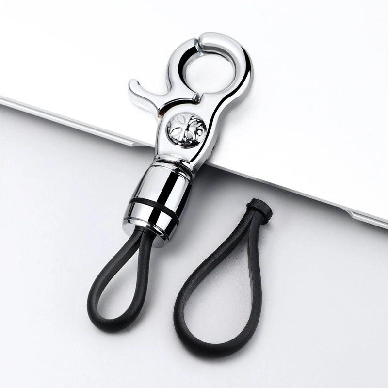 Avtomobil Açar Halqası Asma Kişilər Metal Sadəlik Açar Zənciri Bel Asma Saxlama Üzüyü Asma Biznes İtirilmə Əleyhinə Açar Zənciri