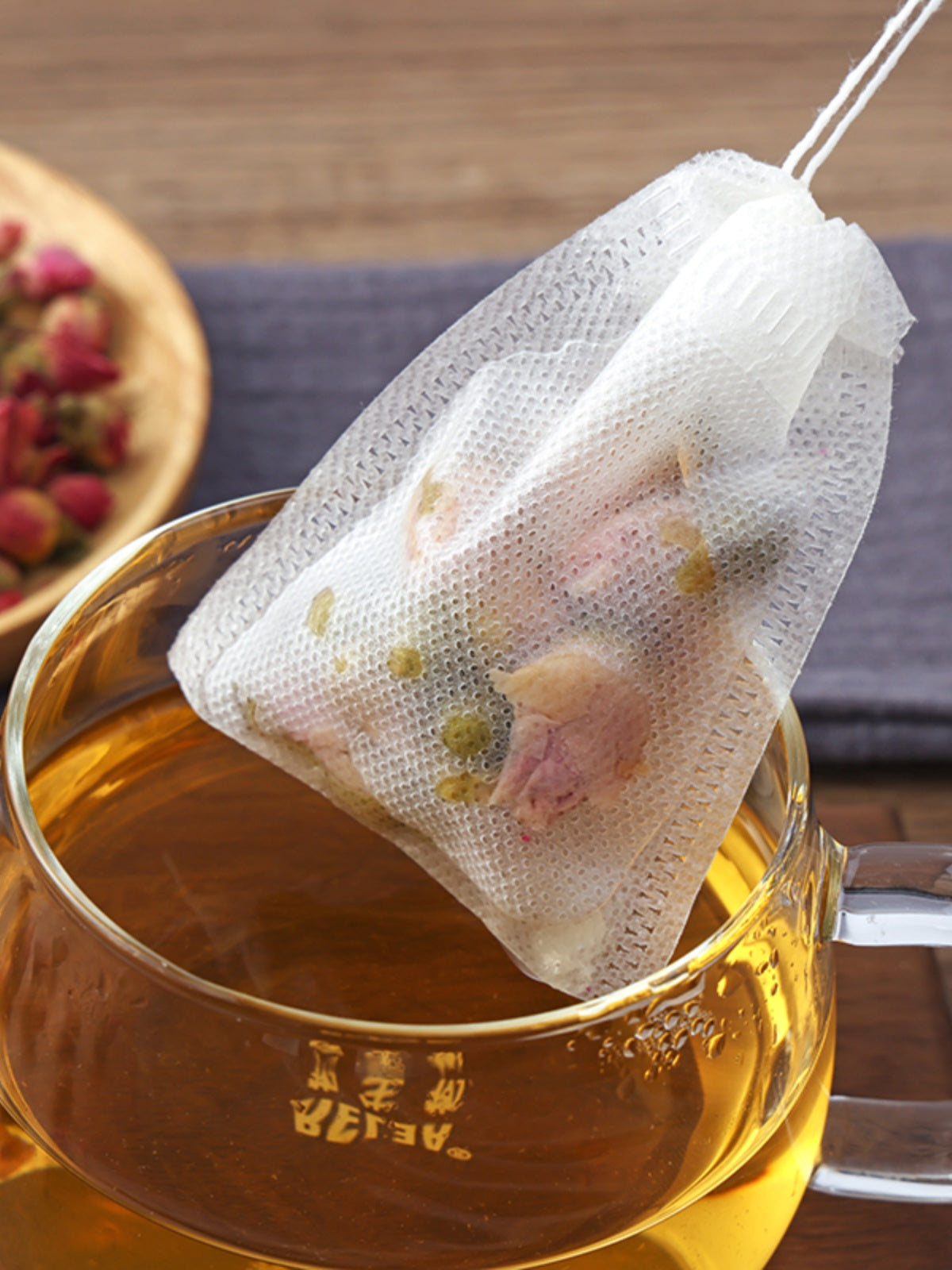 Qida çayı istehsalı artefakt çay paketi filtr torbası çay filtri Çin dərmanı şorba çantası filtri mesh birdəfəlik çay sızması