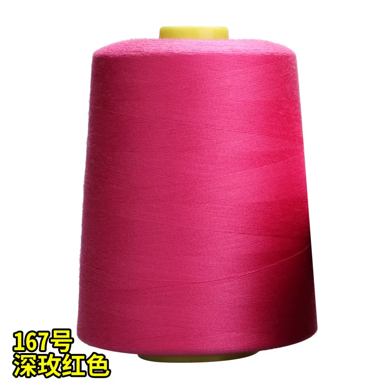 Lafeng marka 402 tikiş maşını ipi yüksək sürətli polyester ip 40/2 məişət kilidləmə kənar ipi 8000 metr yorğan ipi
