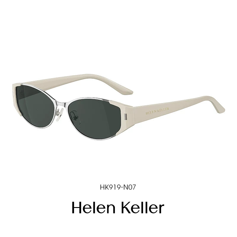 [Thea Tövsiyəsi] Helen Keller və Liu Shishi-nin eyni üslubda dəbdə olan pişik gözü günəş eynəkləri, moda və çox yönlü günəşdən qoruyucu günəş eynəkləri